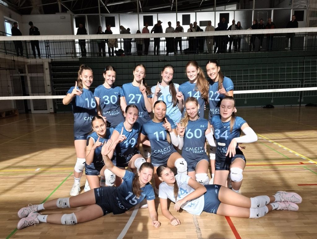 Kadetinje in kadeti Calcit Volleyja v 1. ligo