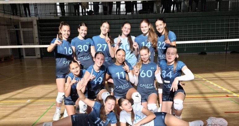 Kadetinje in kadeti Calcit Volleyja v 1. ligo